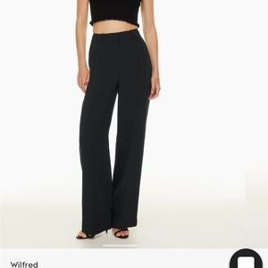 Aritzia Wilfred Effortless Pants Size 0 black regular length